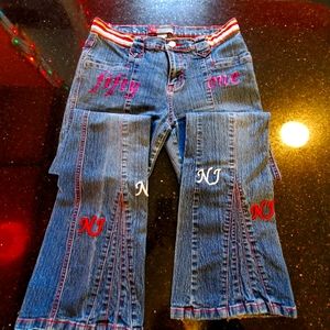 NESSO embroidered vintage junior jeans